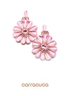 Pendientes colgantes piedras cristal