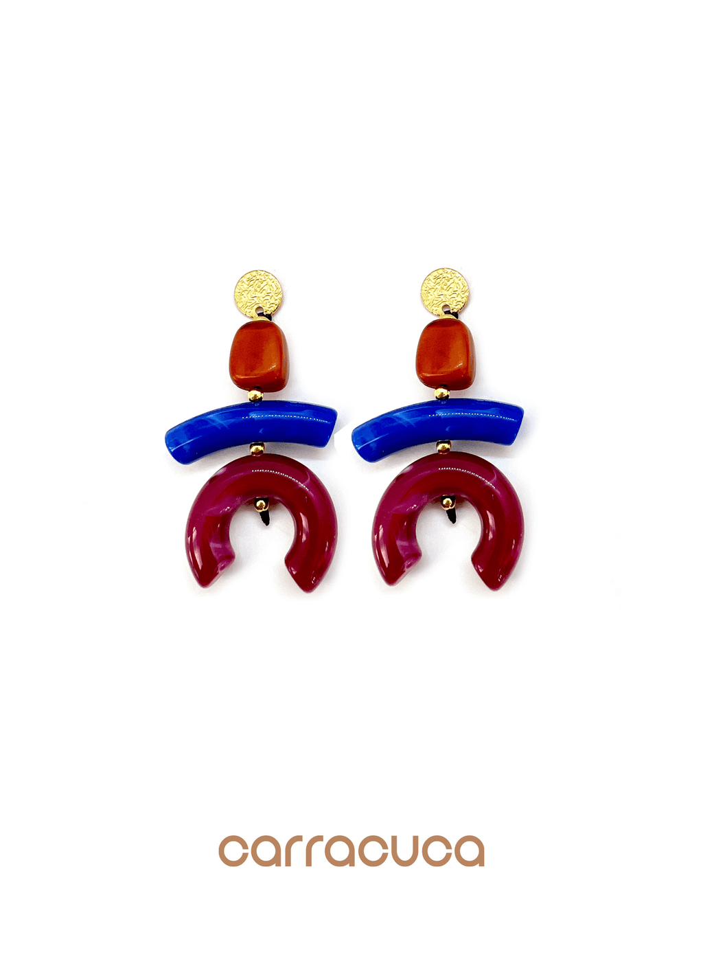 Pendientes pasta geométrico
