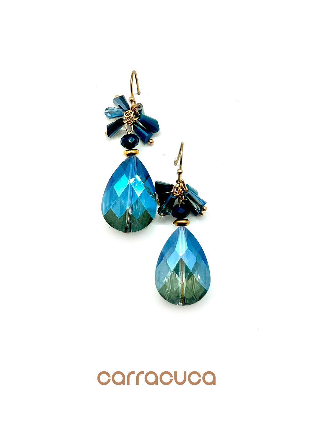 Pendientes piedras cristal