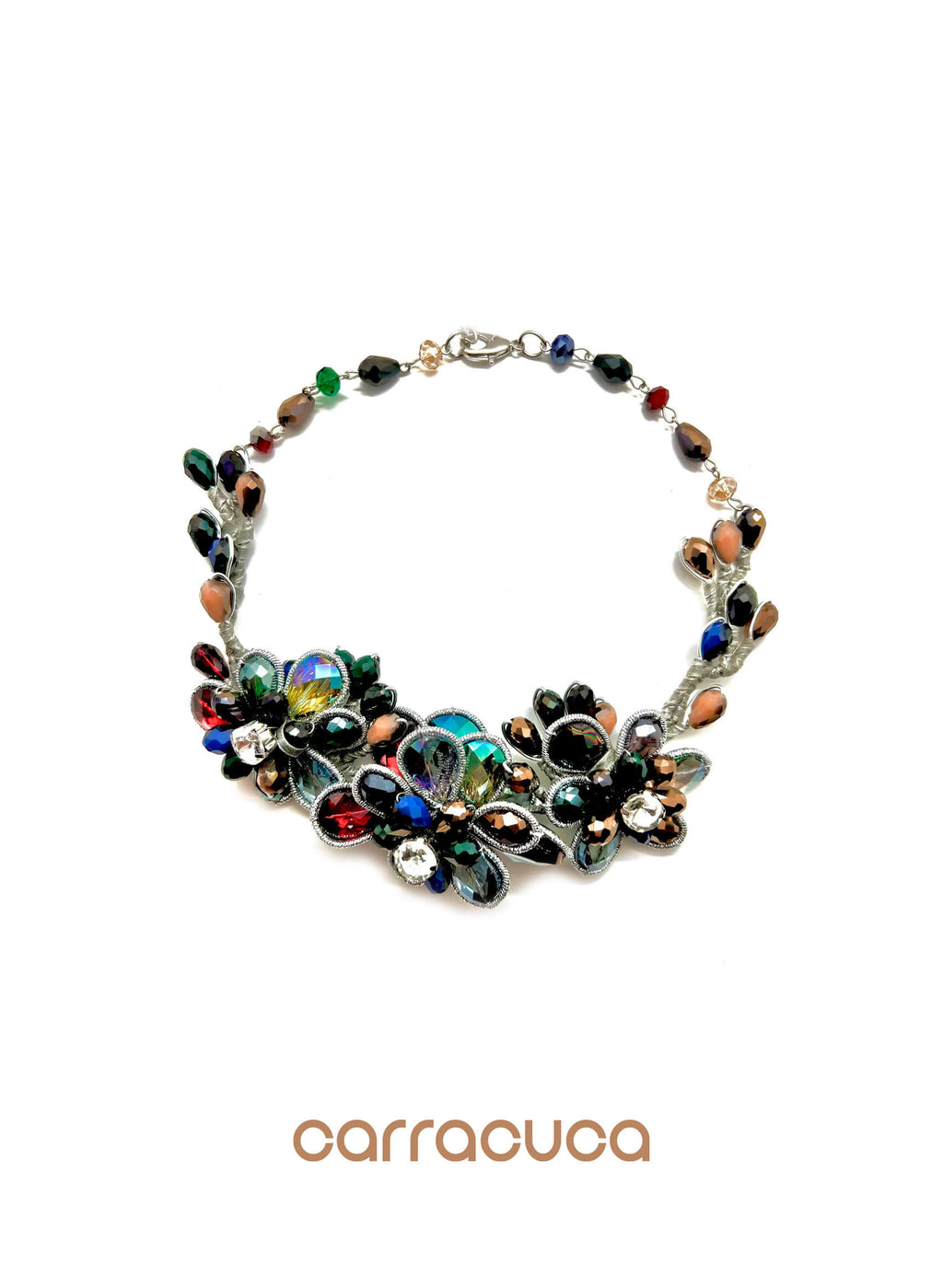 Collar piedras multicolor