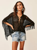 Top crochet flecos