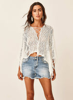Top crochet flecos