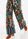 Pantalón satinado estampado