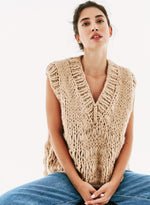 Chaleco mezcla lana Hand Made