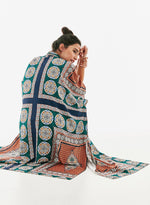 Kimono seda estampado