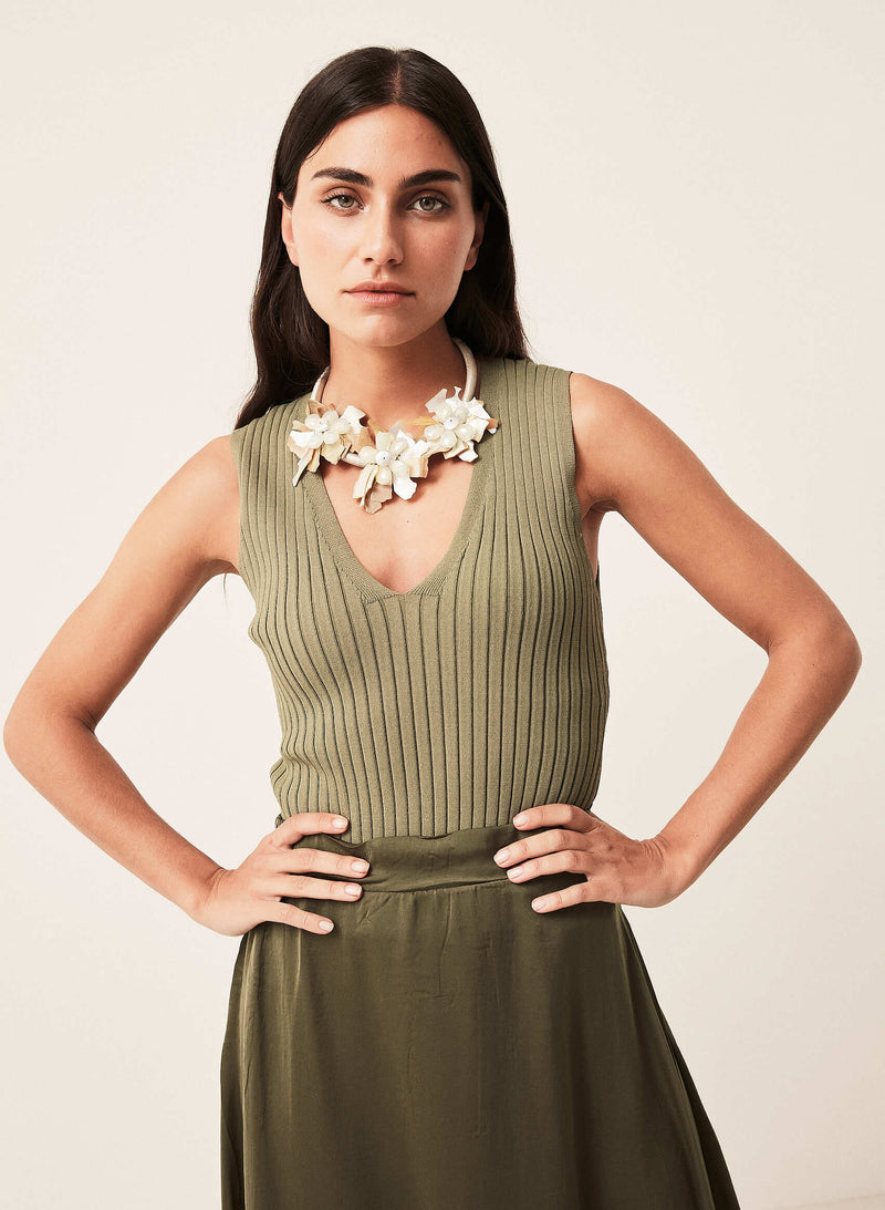 Collar piedras nácar
