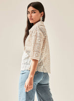 Camisa tipo crochet