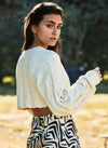 Jersey lana cropped ochos