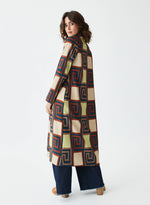 Kimono largo motivos geométricos
