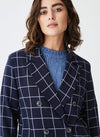 Blazer cruzada cuadros