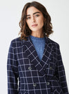 Blazer cruzada cuadros