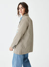 Blazer cuadros pintada a mano