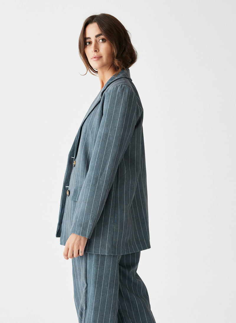 Blazer rayas conjunto