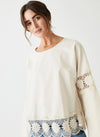 Blusa detalle crochet
