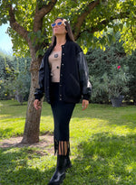 Bomber mangas polypiel