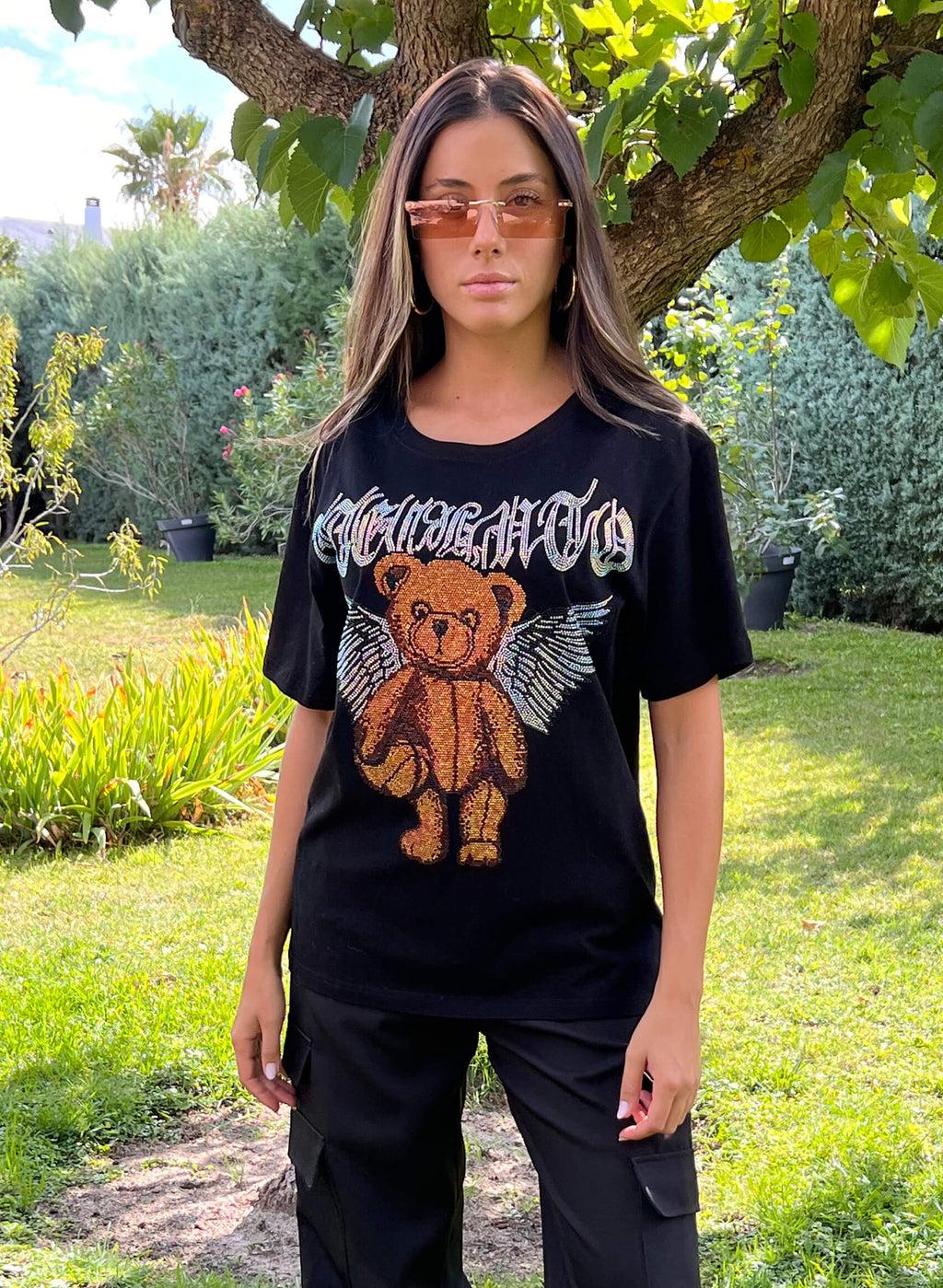 Camiseta oso piedras