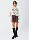 Falda mini tartán