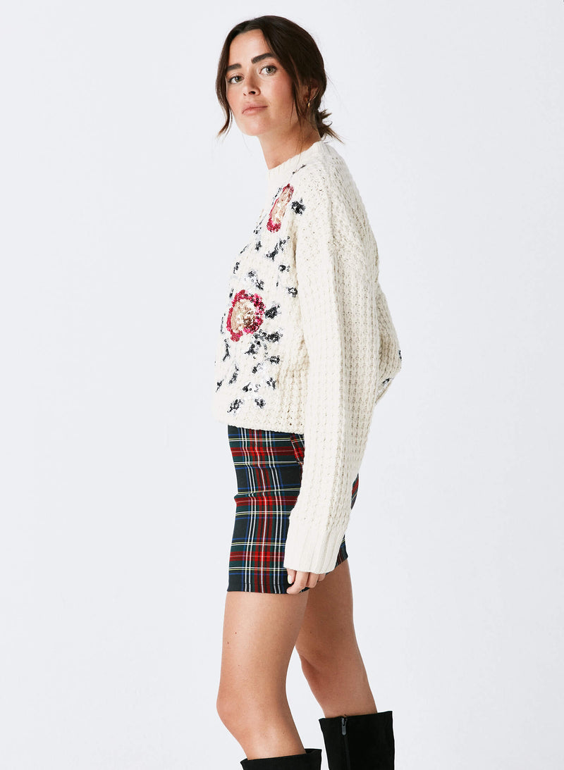 Falda mini tartán