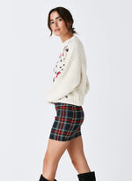 Falda mini tartán