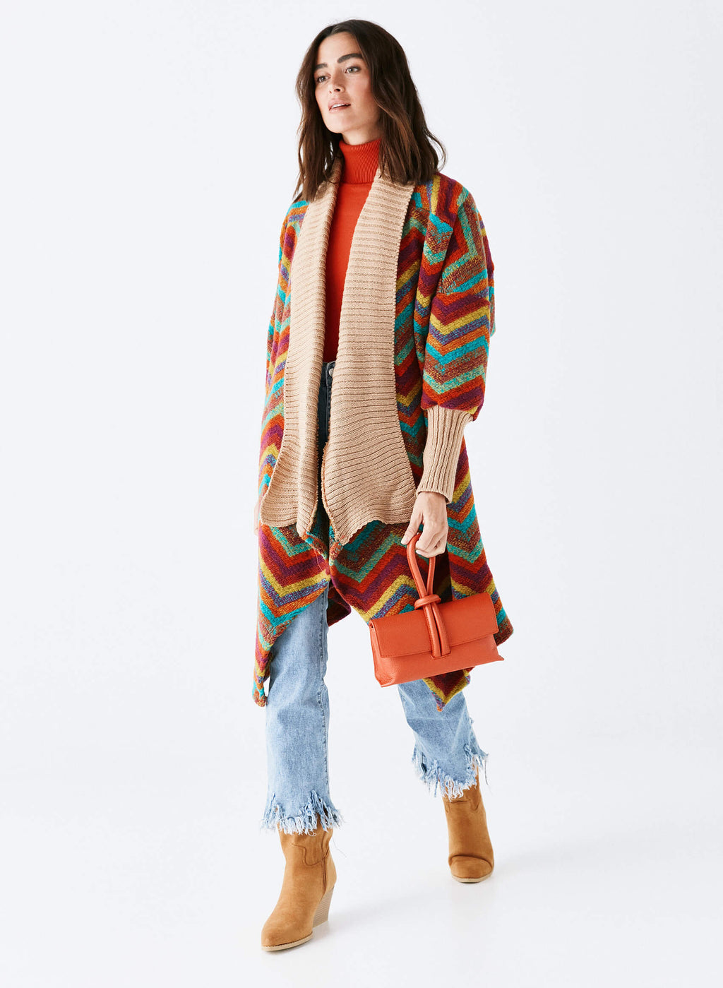 Bolso bandolera piel