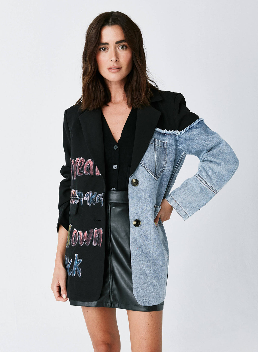 Blazer denim personalizada