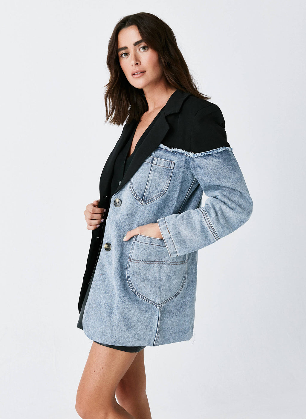 Blazer denim personalizada