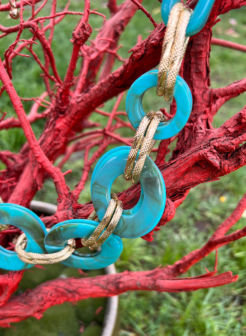 Collar corto aros