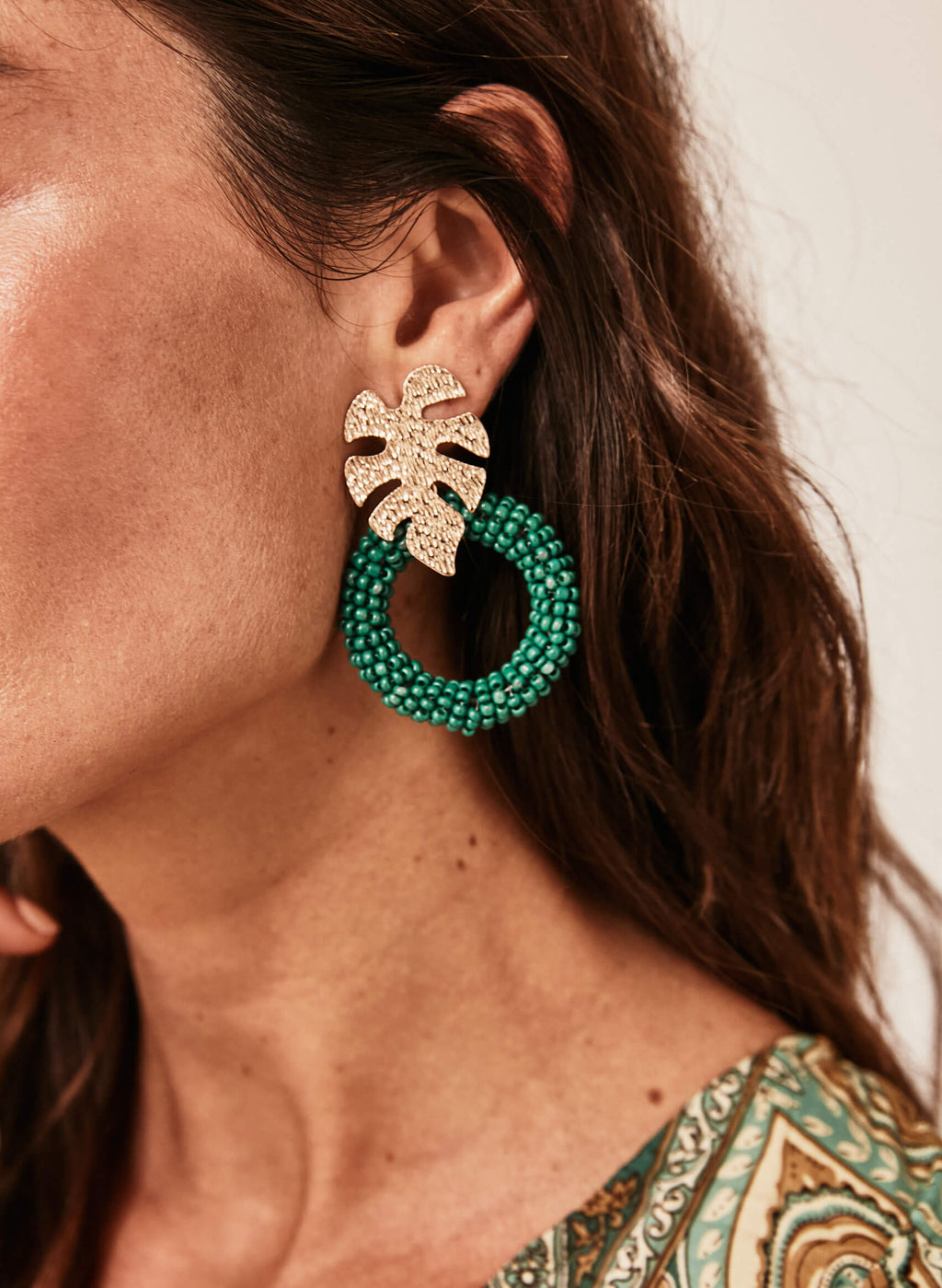 Pendientes abalorios