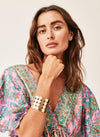 Brazalete redondeles dorados