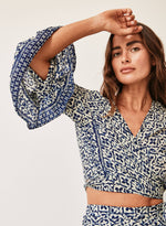 Top estampado