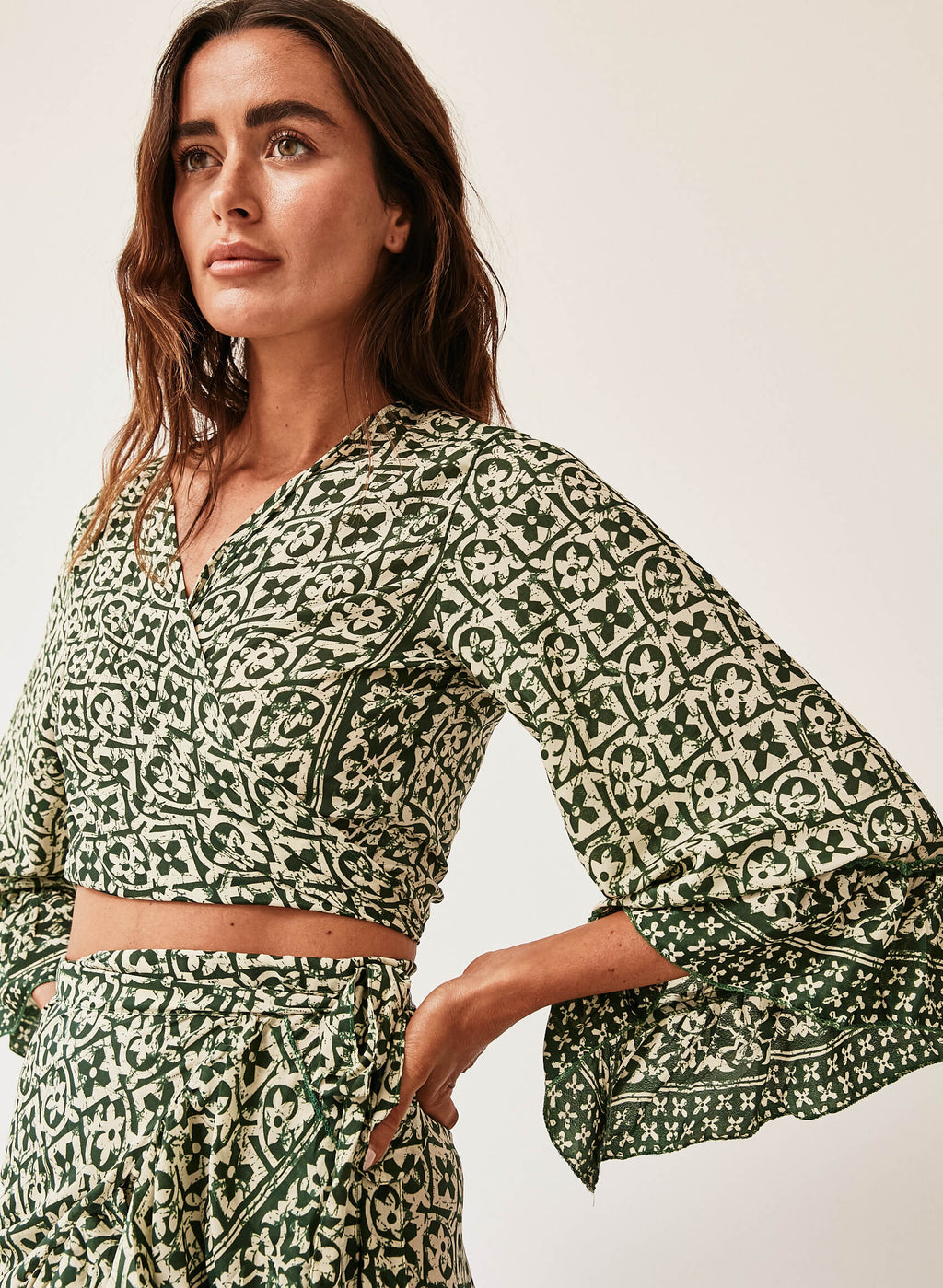 Top estampado