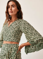 Top estampado