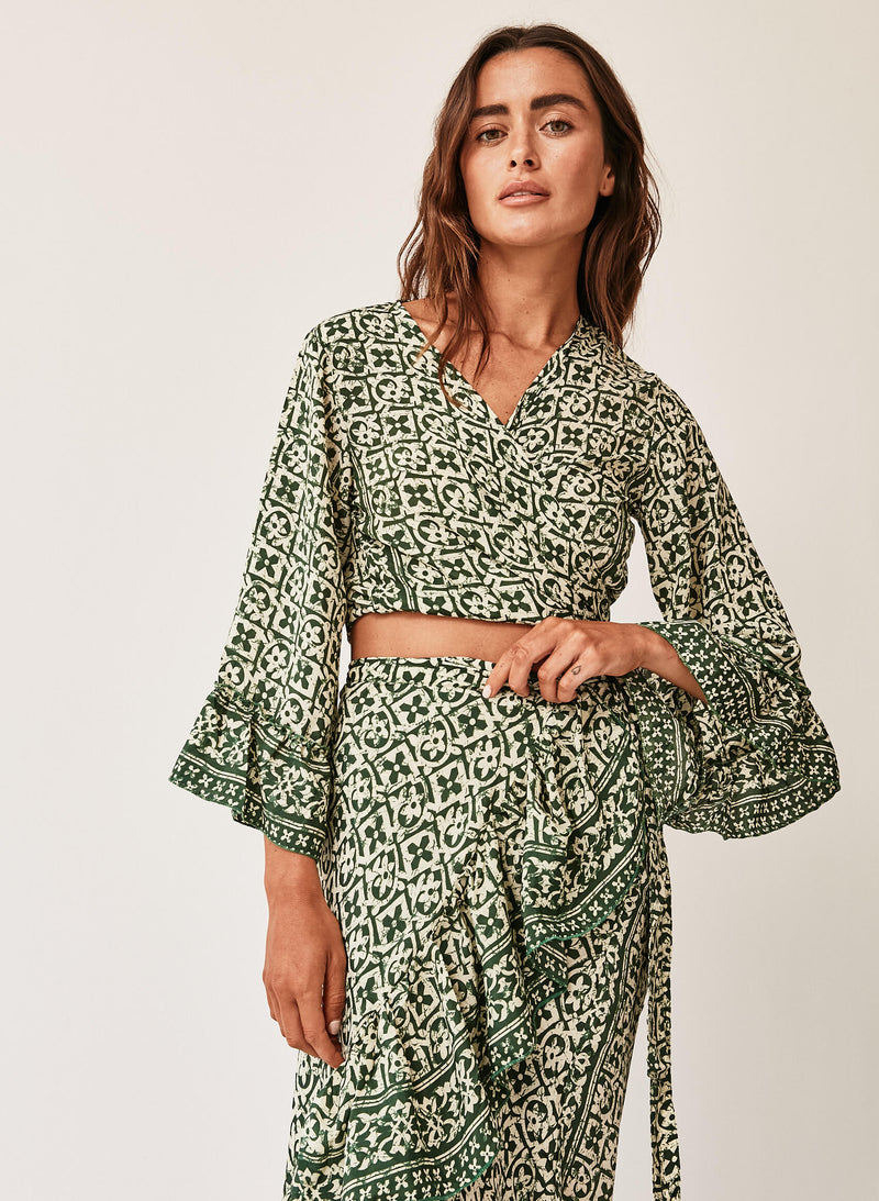 Top estampado